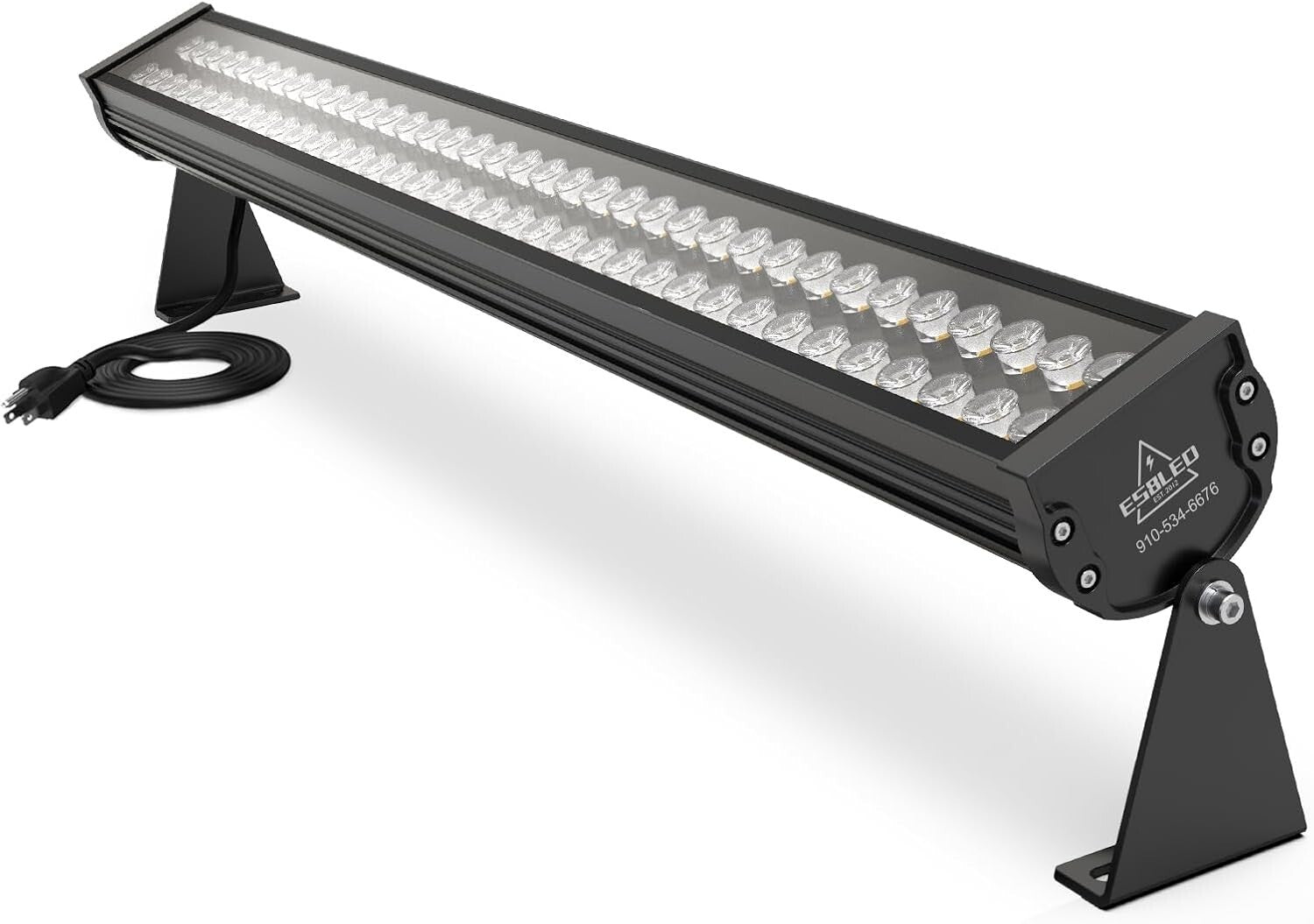 72W LED Linear Floodlight, 5700K Crystal Bright White, Adjustable Lighting