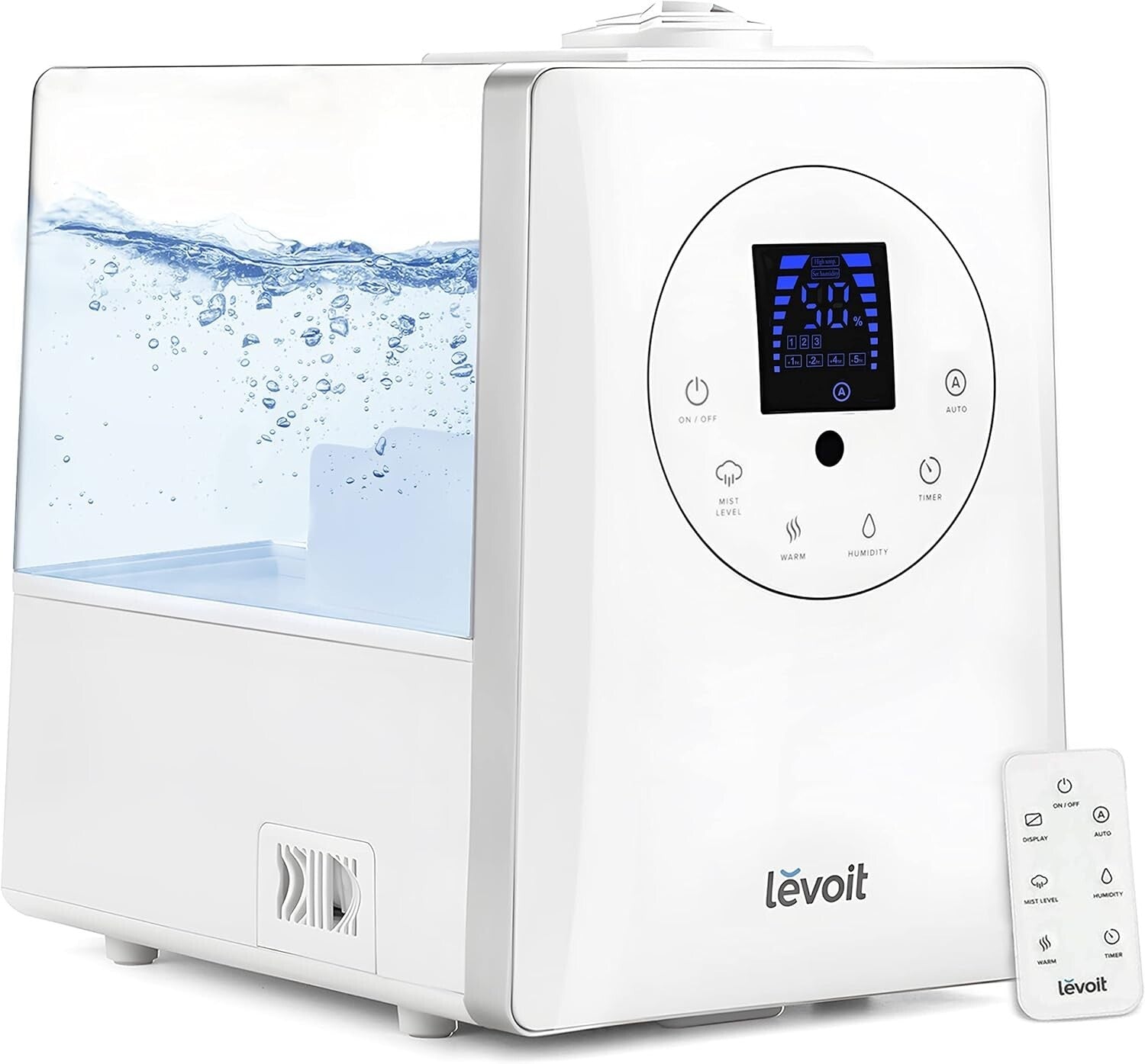 LEVOIT Humidifiers for Bedroom Large Room Home, 6L Warm (NO CONTROL) (TESTED)
