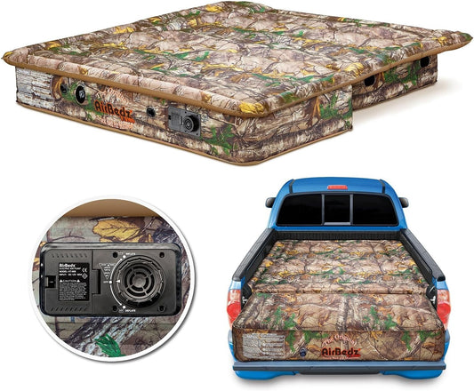 Pittman Outdoors PPI-405 AirBedz CAMO Truck Bed Air Mattress | Mid Size-Short Be