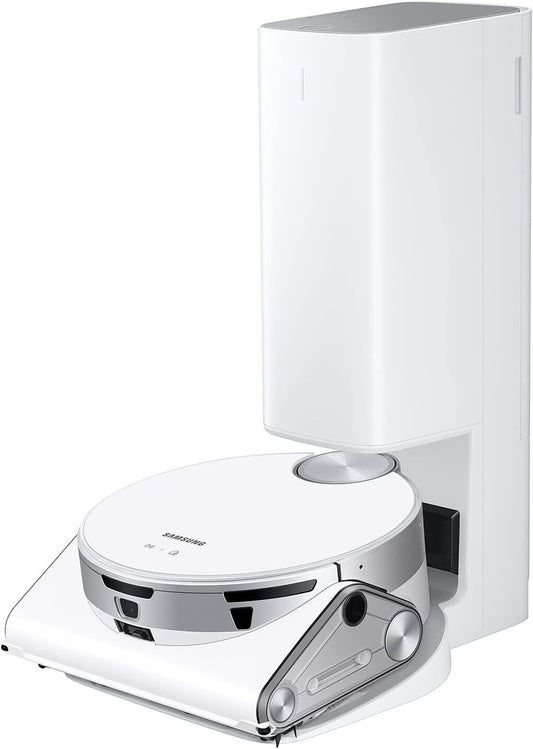 SAMSUNG Jet Bot AI+ Robot Vacuum Cleaner w/ Object Recognition, White (TESTED)