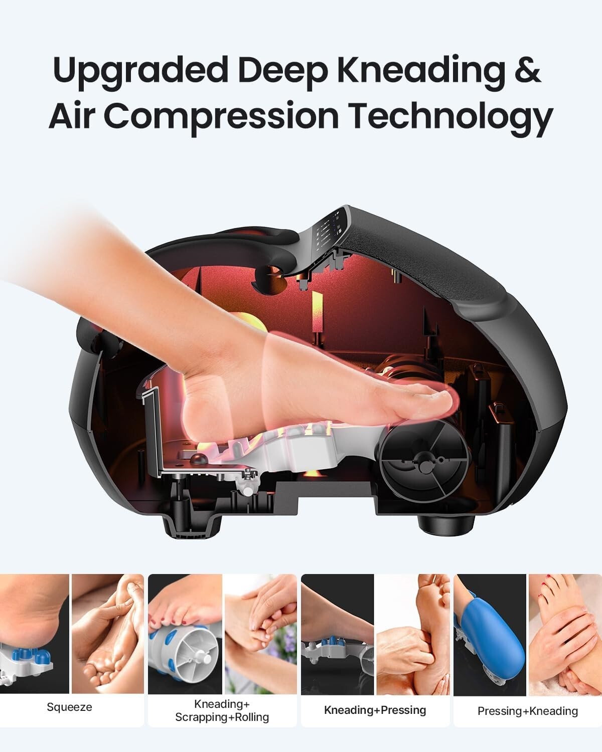 RENPHO Foot Massager Machine [2025 Upgraded], FSA HSA Eligible Shiatsu Foot
