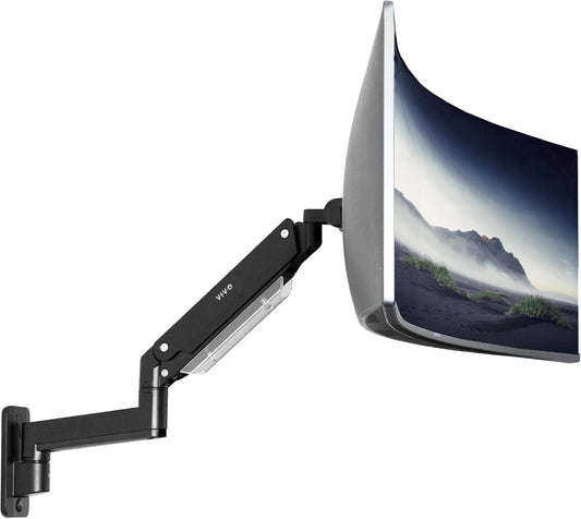 VIVO Premium Aluminum Heavy Duty Monitor Arm for Ultrawide Screens up to 49 inch