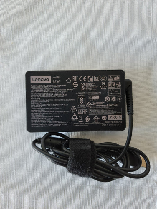 ⭐Lenovo 65W Charger ADLX65SLC2A 20V 3.25A OEM Slim Tip Adapter ⭐
