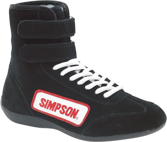 Simpson mens High-top automotive racing apparel, Black, 10 US (SZ:10)