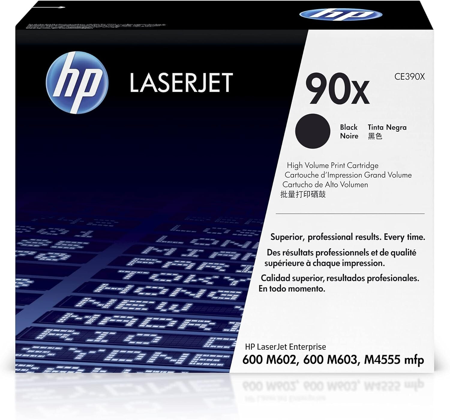 Factory Sealed Genuine OEM HP 90X Black High-yield Toner Cartridge CE390X M4555