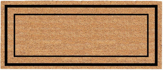 MAT Coir BLK BRDR 24X60