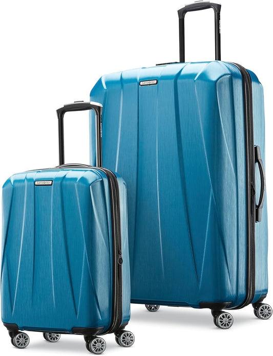 Samsonite Centric 2 Hardside Expandable Luggage with Spinners, Caribbean Blue