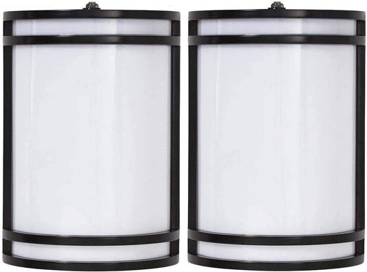 CLOUDY BAY Dusk to Dawn LED Outdoor Wall Sconce,3000K /4000K /5000K Adjustable