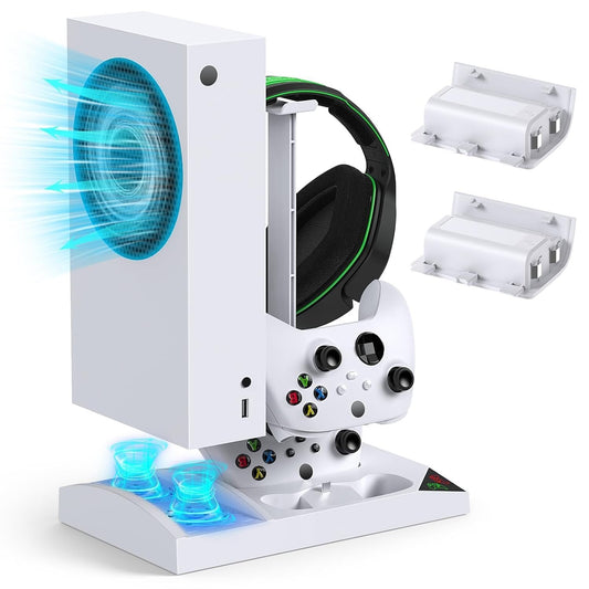 Charger Stand with Cooling Fan for Xbox Series S Console and Controller...