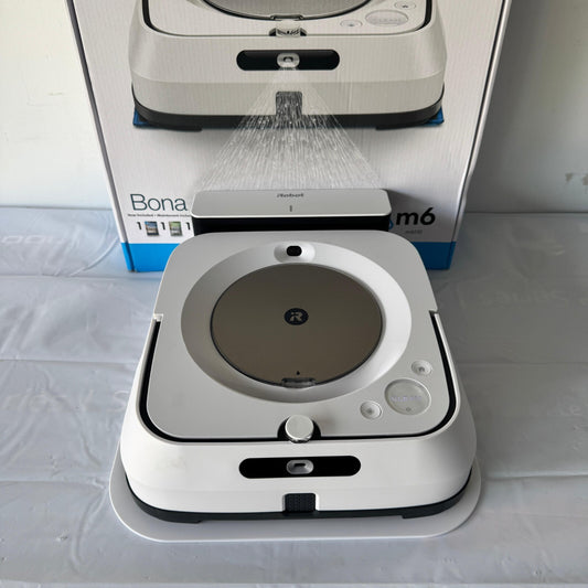 iRobot Braava Jet M6 (6110) Ultimate Robot Mop- Wi-Fi, White, CLEAN! (TESTED)